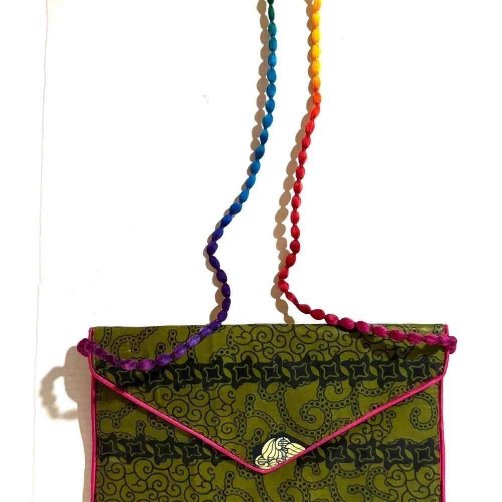 Handmade Ankara African print shoulder/ clutch bag